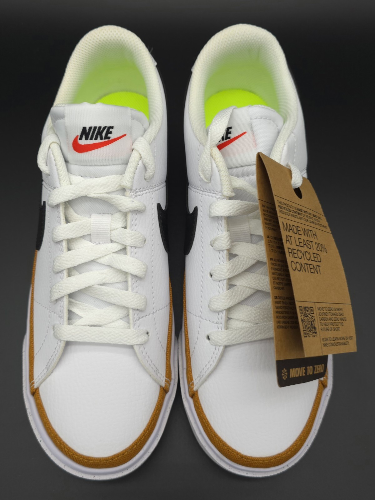 NEW Nike Court Legacy – Women’s Size 7, Next Nature White Black Desert Ochre