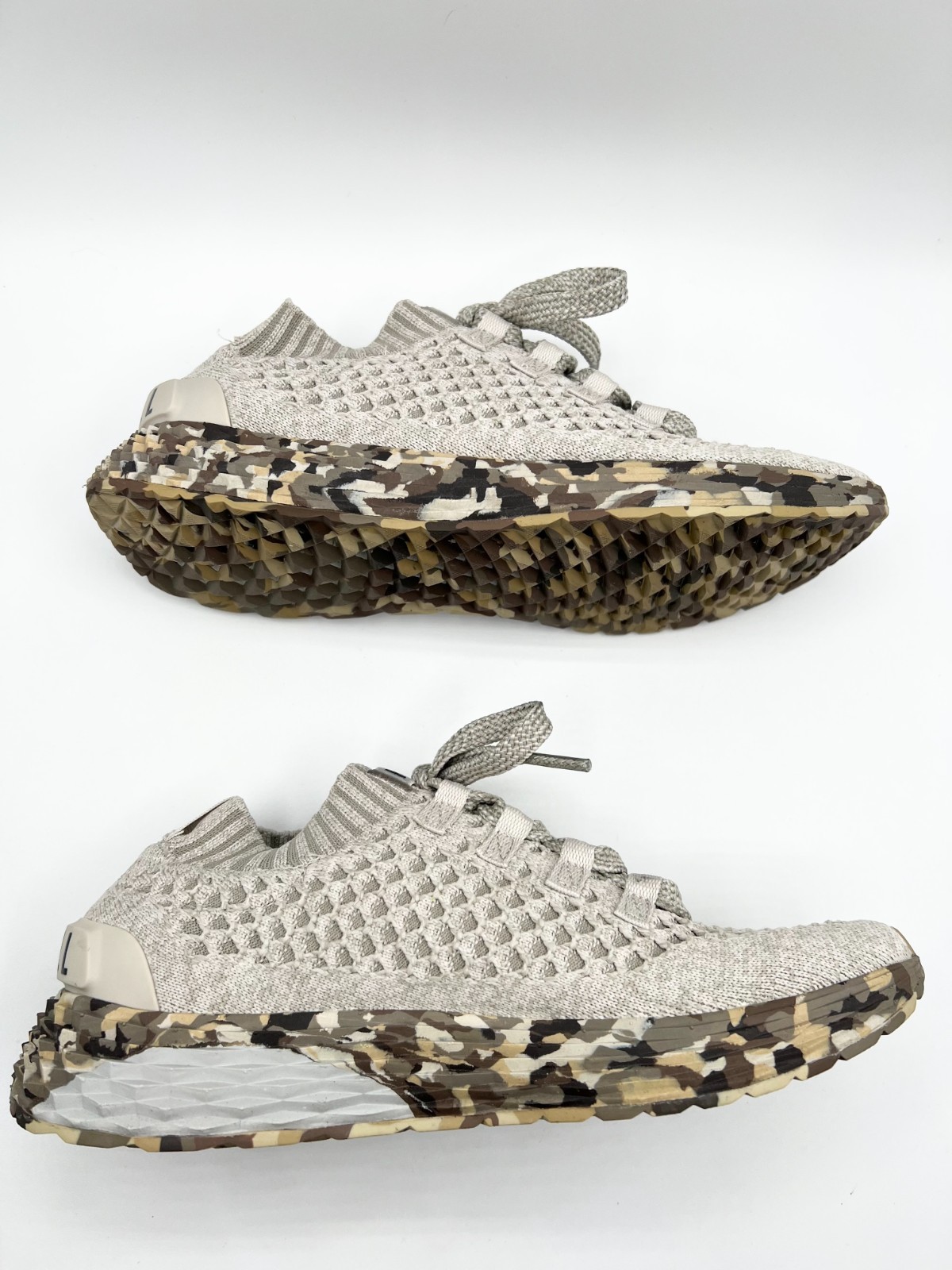 NoBull Allday Knit Sneakers /Trainers in Beige Camo UNISEX US Size M6 / W 7.5