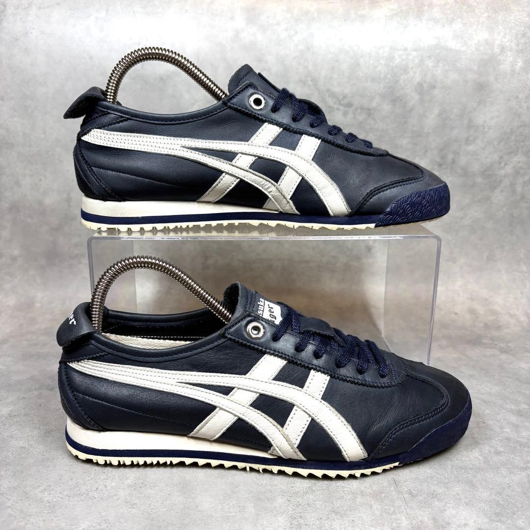 Onitsuka Tiger Mexico 66 SD Leather Sneakers Men 4.5US Navy Used