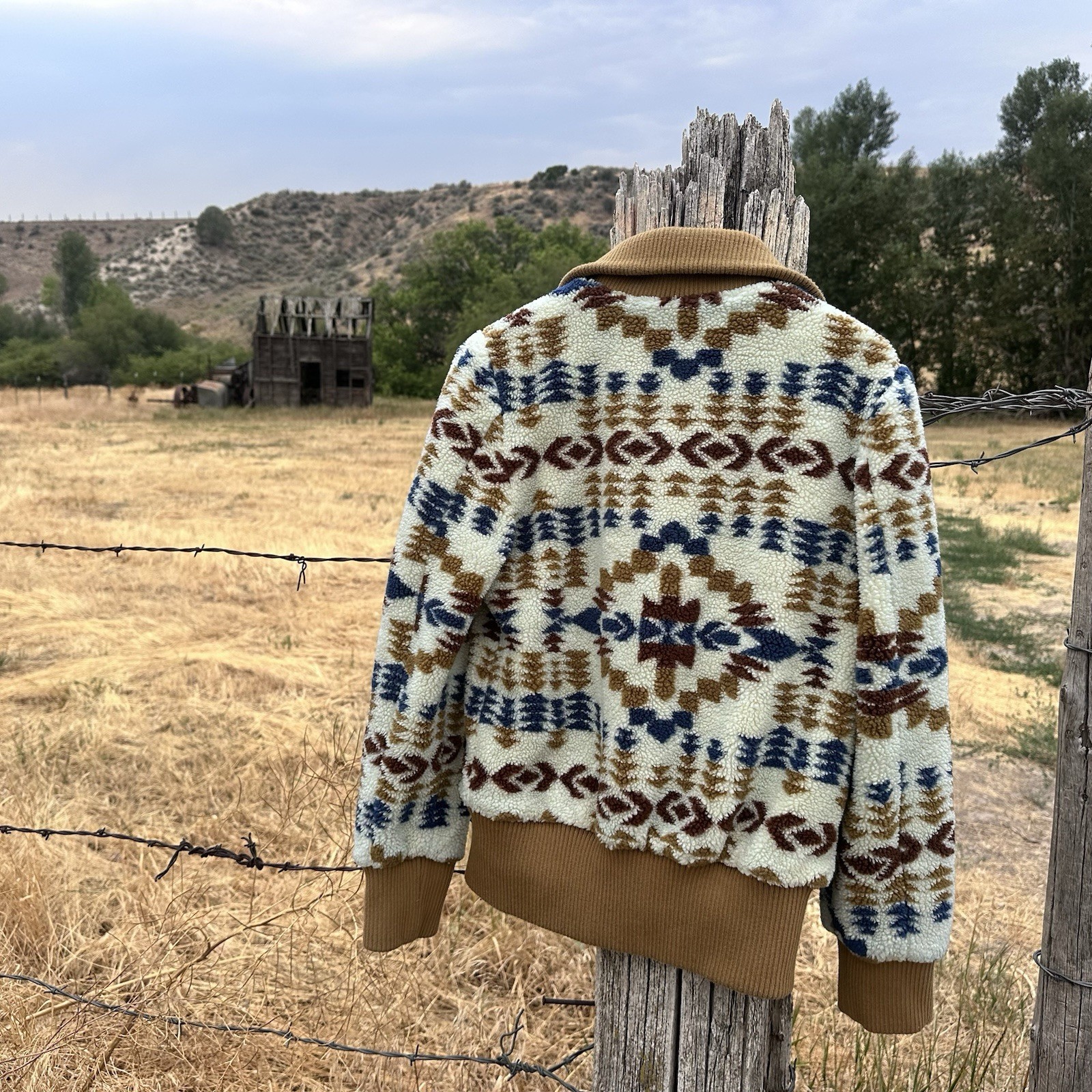 Pendleton Foxglove Fleece Bomber Jacket Juniper Mesa Range Western NWOT Small