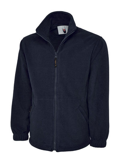 Heavyweight Work Wear Embroidered Fleece Jacket. FULL EMBROIDERED COLOUR LOGO
