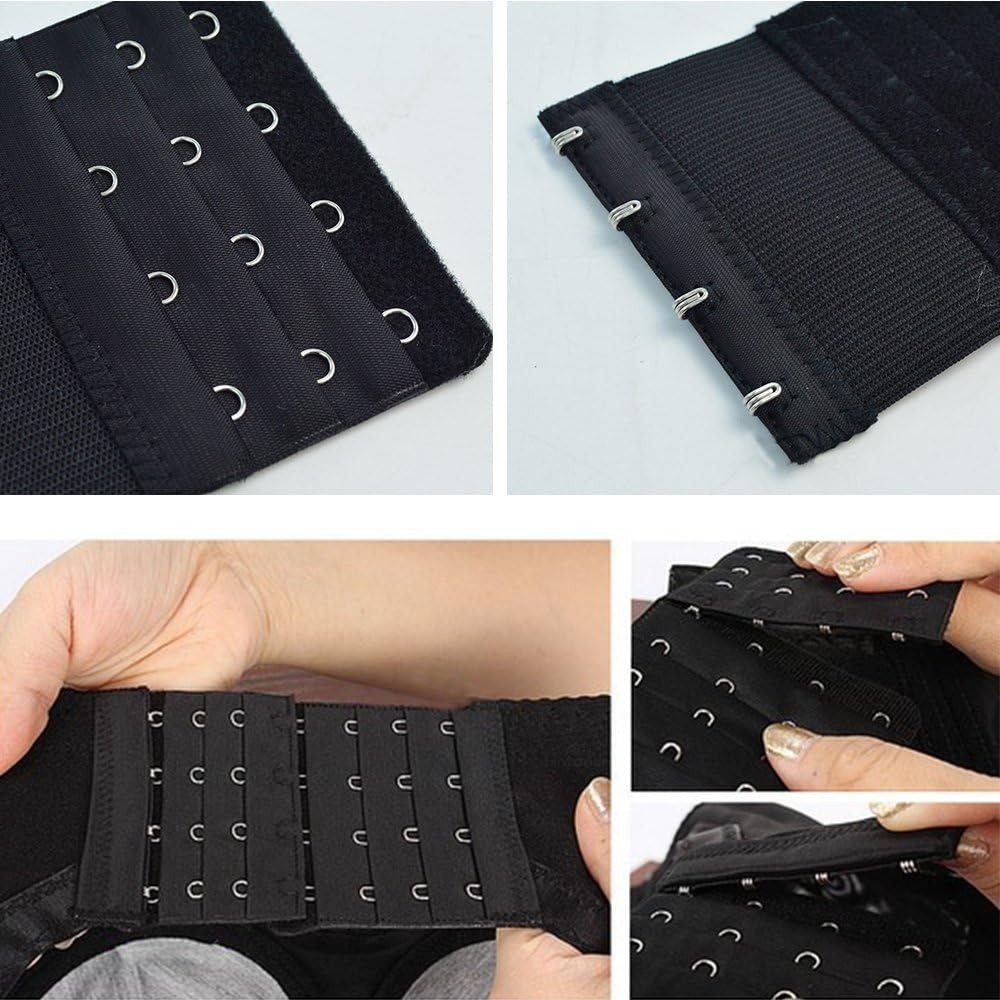 9Pcs Bra Extender 2 Hooks/3 Hooks/4 Hooks Nylon Elastic Back Bra Band Extension