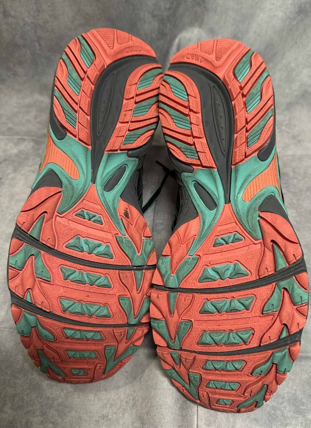 Asics Gel Venture 5 Black Mint Coral Trail Running Shoes T5N8N Women’s Sz 8.5