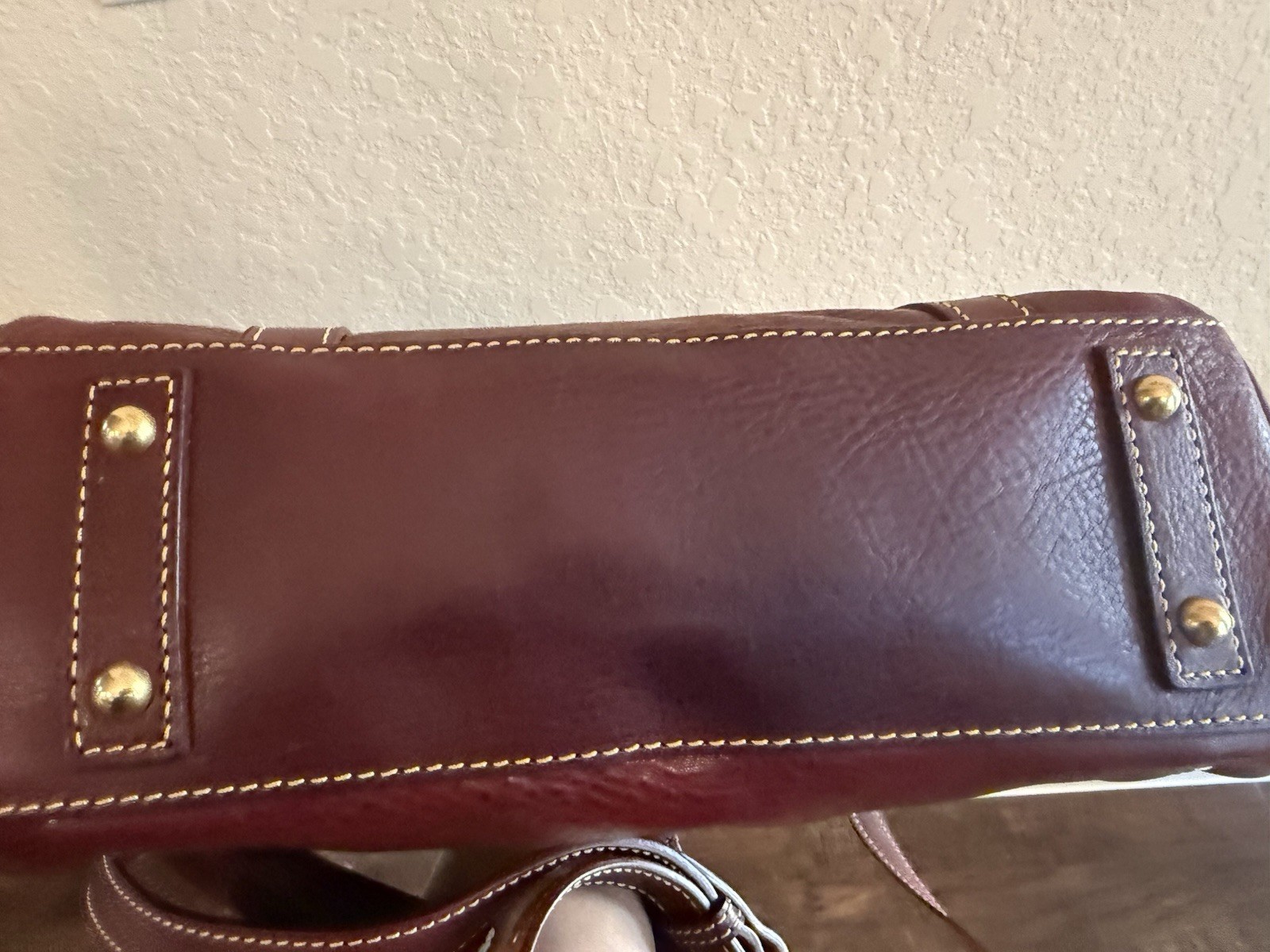 Dooney & Bourke Florentine Medium Pocket Satchel In Crimson