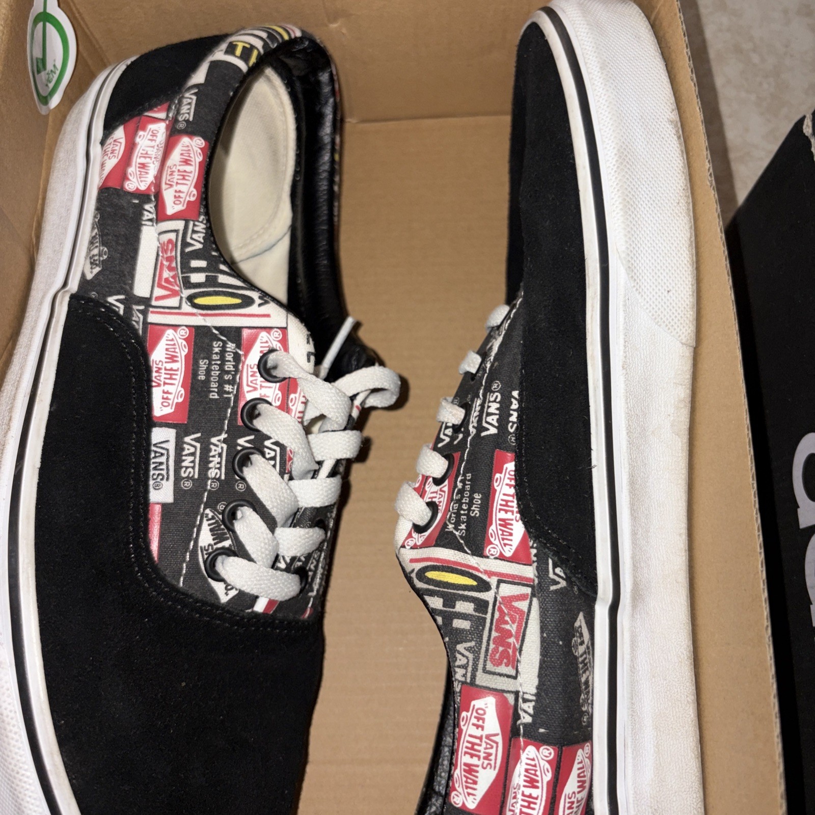 MOVE-OUT SALE: Vans Era Off The Wall Logo Print Sneakers VN0009QC6BT