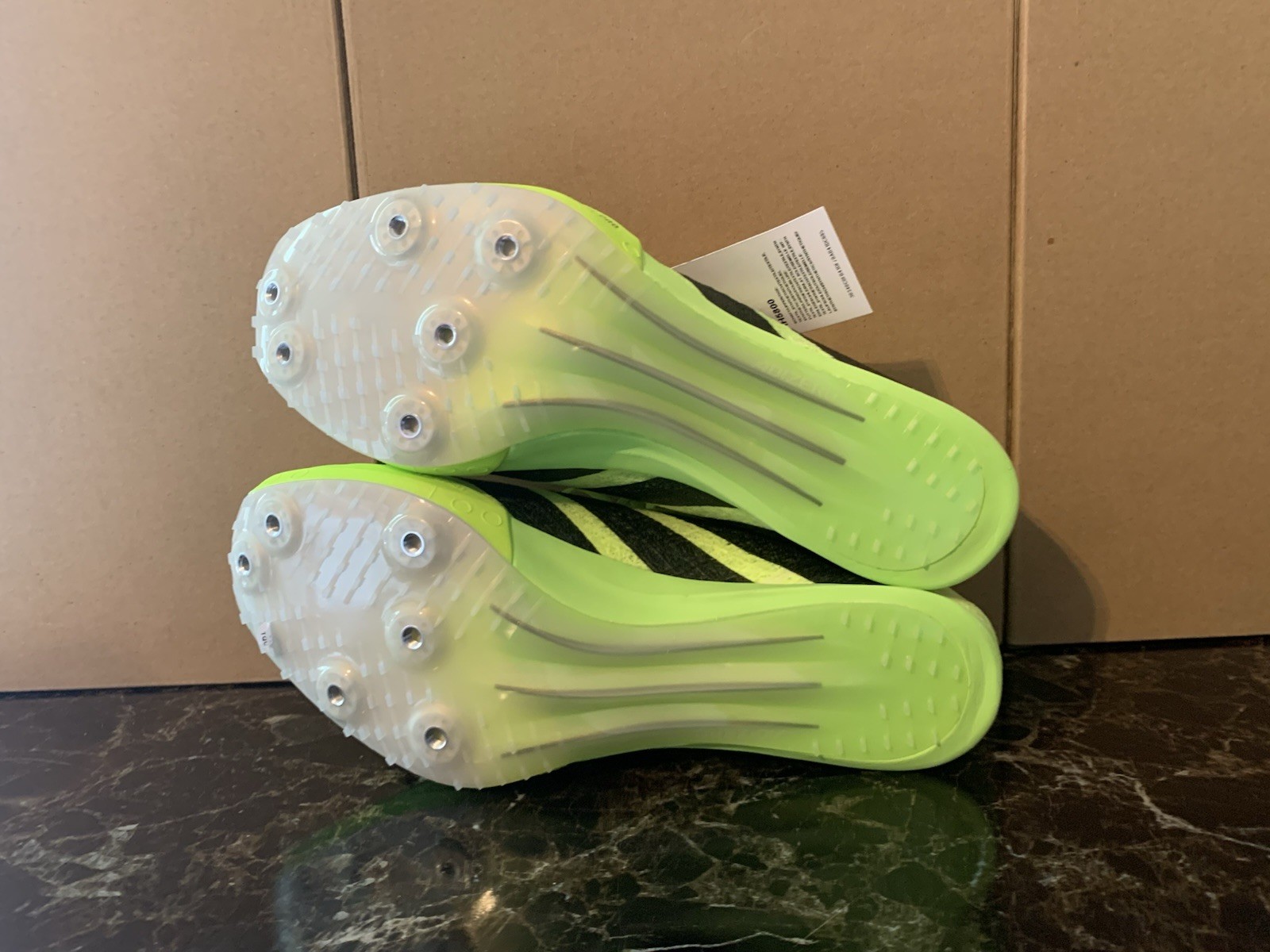 Adidas Adizero Prime SP 3 Strung Track & Field Spikes Lucid Lemon Black Sz 6.5