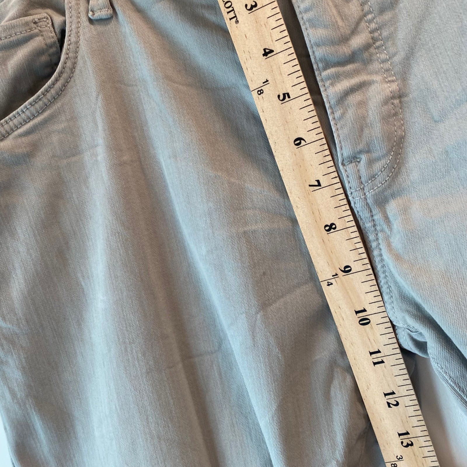Mavi Jeans Men 40/30 Grey Zach Straight Leg Stretch Cotton Pants Casual Classic