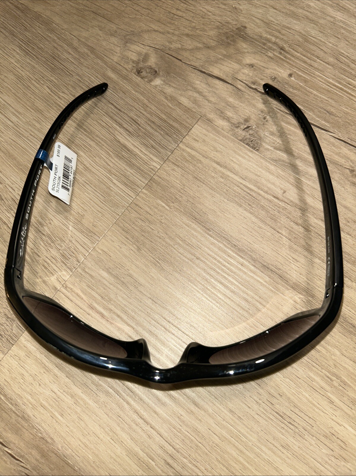Salt Life South Port Gloss Black Saltlife Smoke Blue Lens Salty $189 New