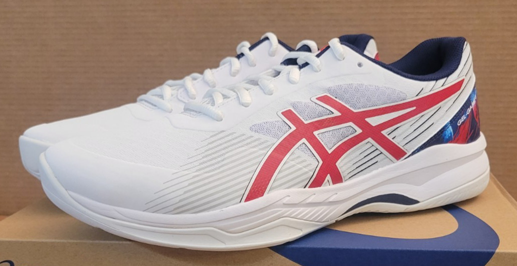 ASICS Men’s Gel-Game 8 Limited Edition Size 9.5 White/Classic Red 1041A290-110