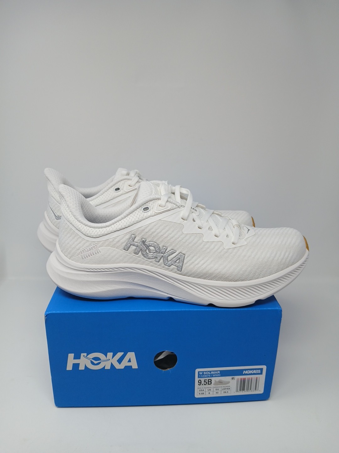 Hoka One One Solimar White Running Shoes Womens 1123075 WWH