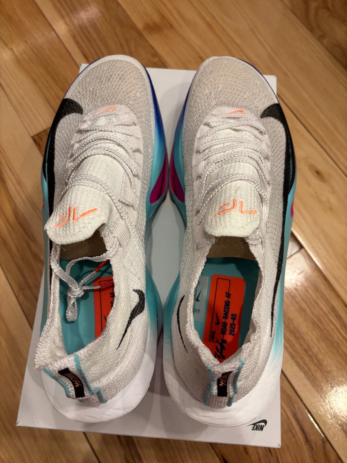 Nike Air Zoom Alphafly Next% 3 White Black Hyper Turquoise FD8311 104 Size 12