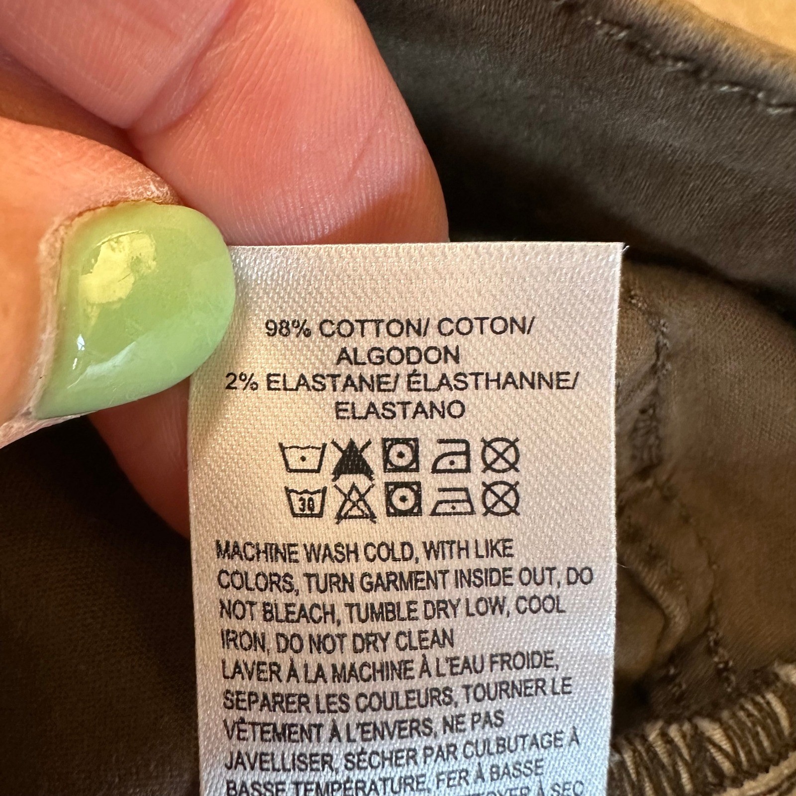 NEW Lucky Brand 223 Straight Leg Pants Mens 36×32 Olive Brown Chino