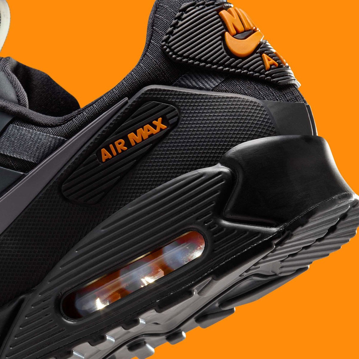 Nike Air Max 90 Drift Black Bright Ceramic Mens Sports Sneaker IO1908-001