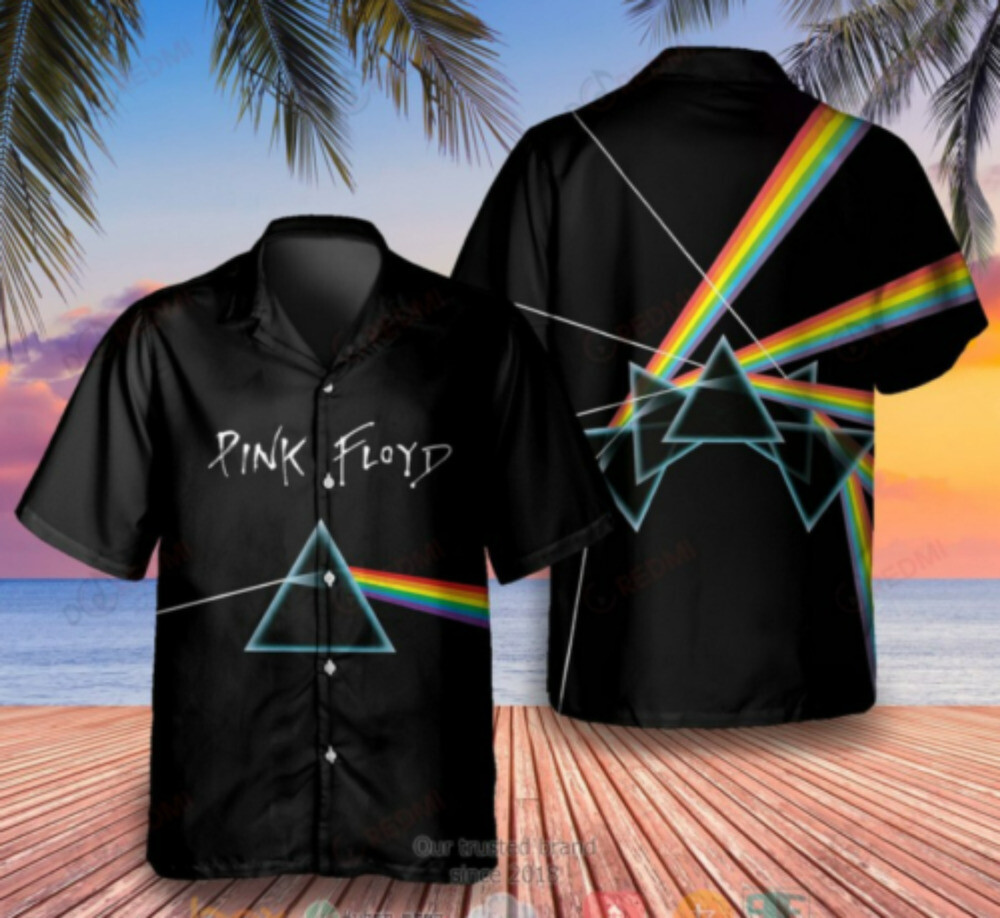 Pink Floyd Hawaiian Shirt Summer Aloha Hawaii Shirt Mens 3D Hawaiian Shirt