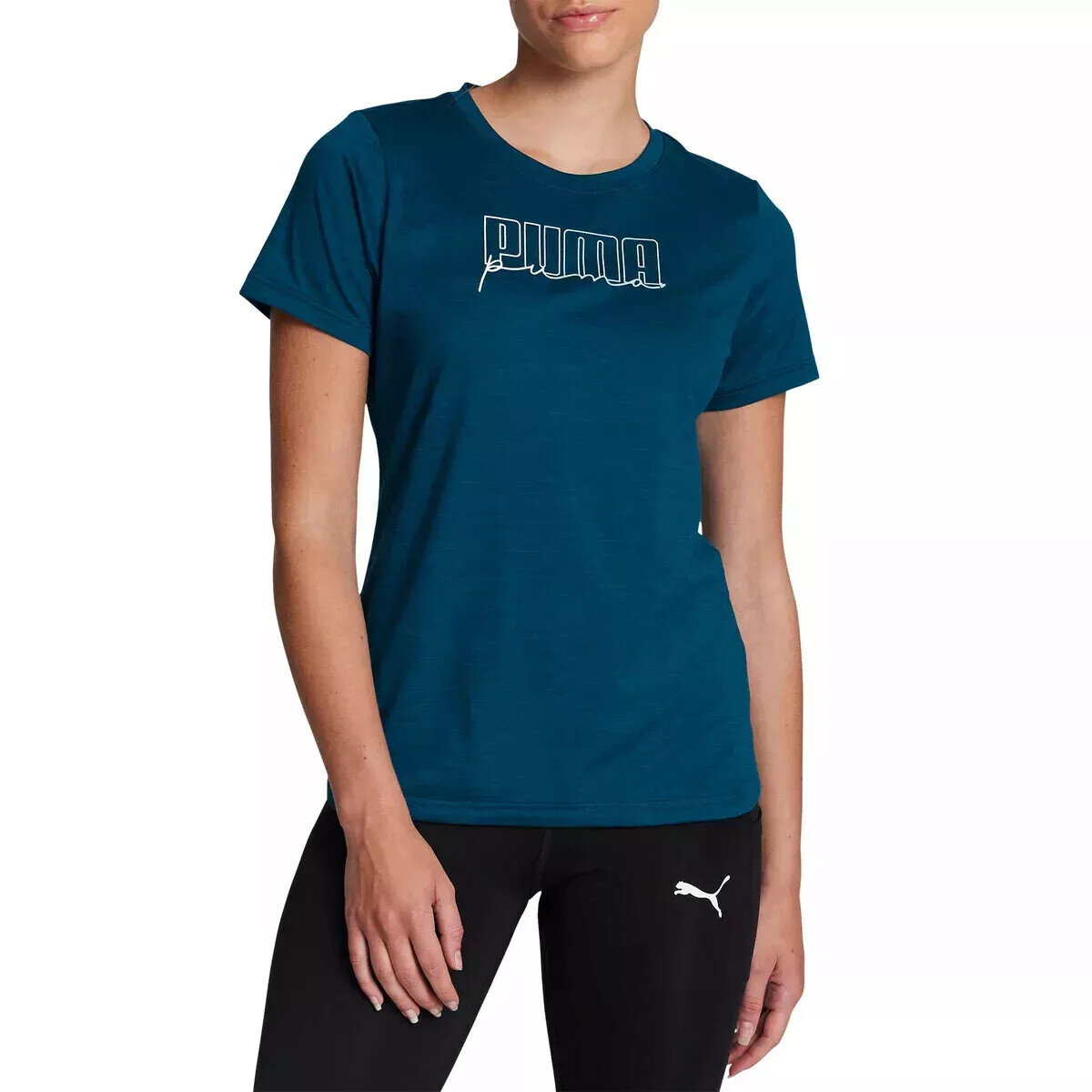 PUMA Ladies’ Short Sleeve Logo Tee | E32