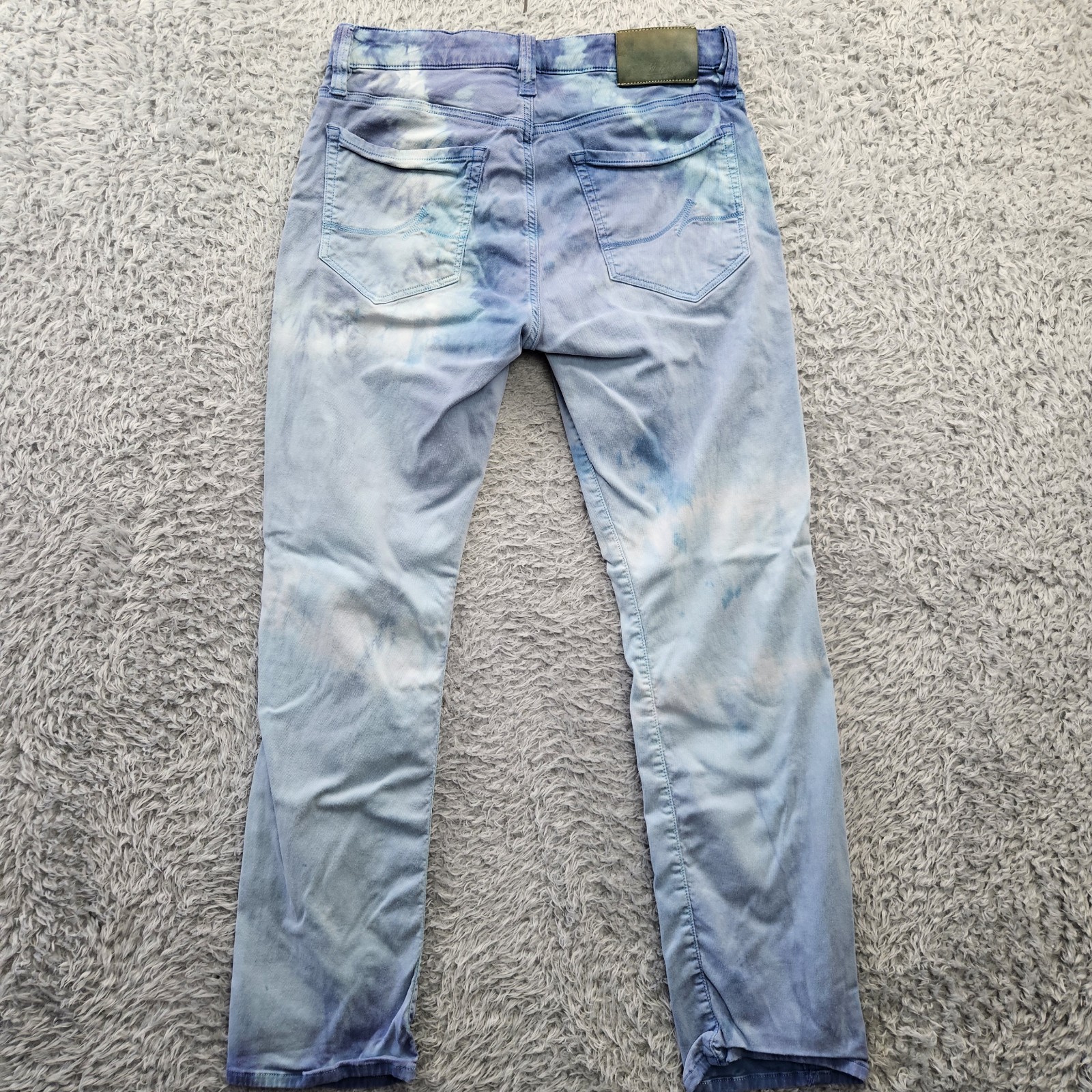 34 Heritage Jeans 30×30 (fits 30×29) Tie Dye Stretch Mid Rise Straight