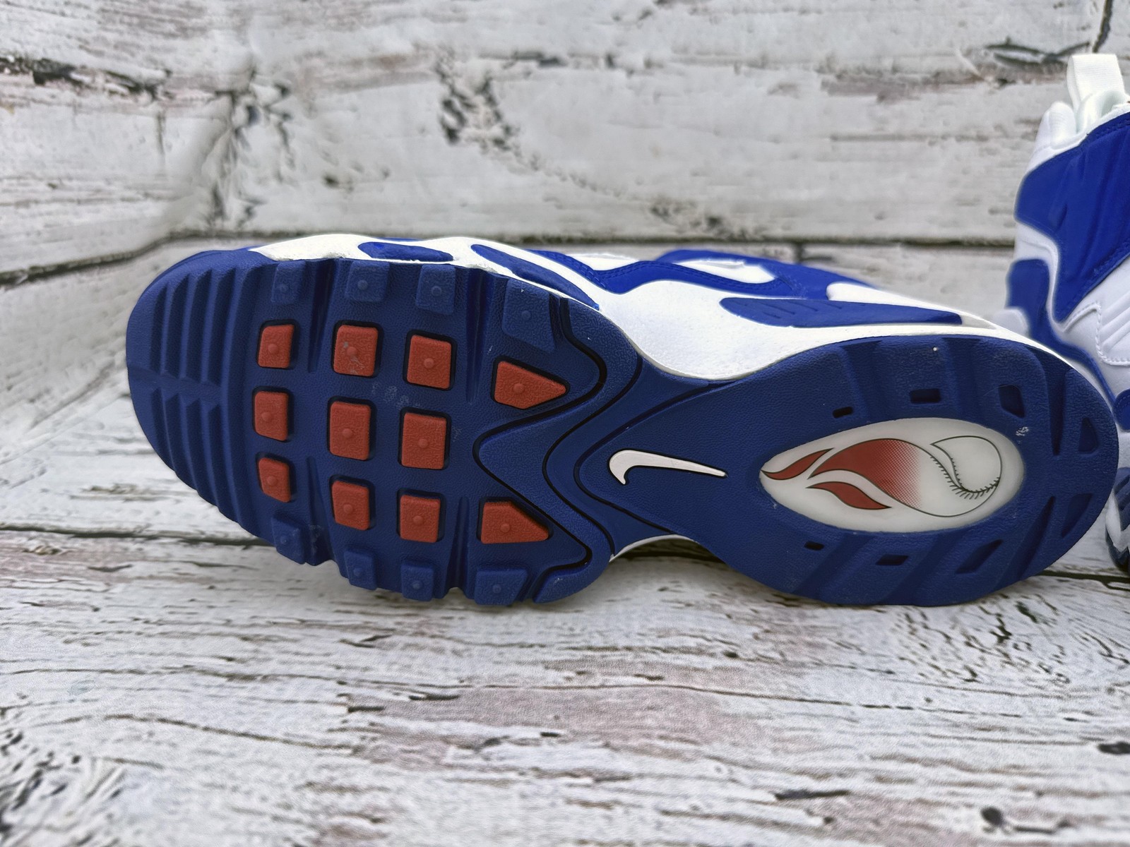 Nike Air Griffey Max 1 Shoes Youth Size 7Y White Blue Red DX3724-100