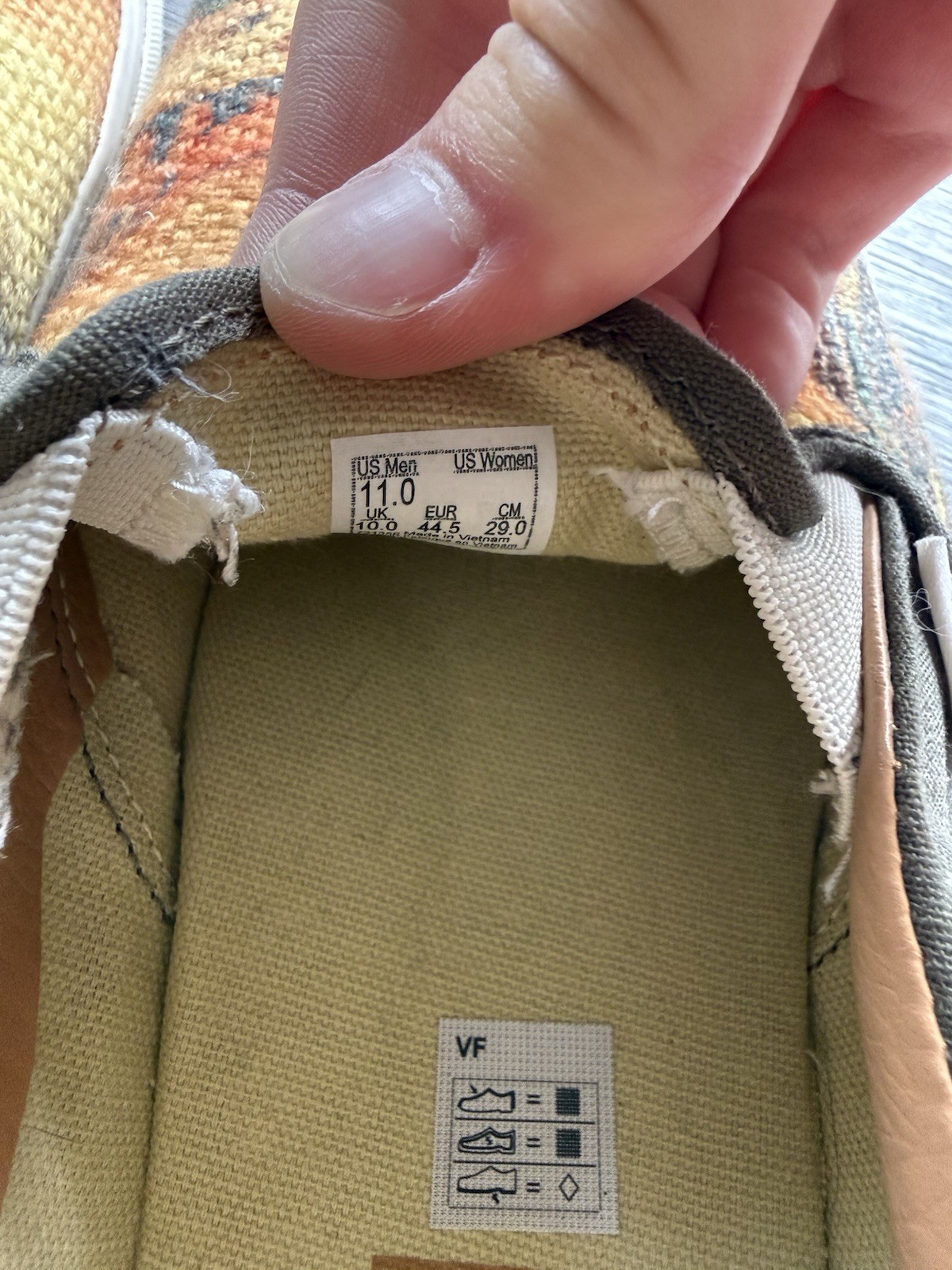 Vans Cactus Desert Tapestry Slip On Shoes Men’s Size 11