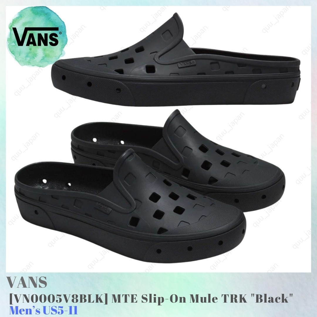 Vans MTE Slip-On Mule TRK Black VN0005V8BLK Men’s US5-11 NEW