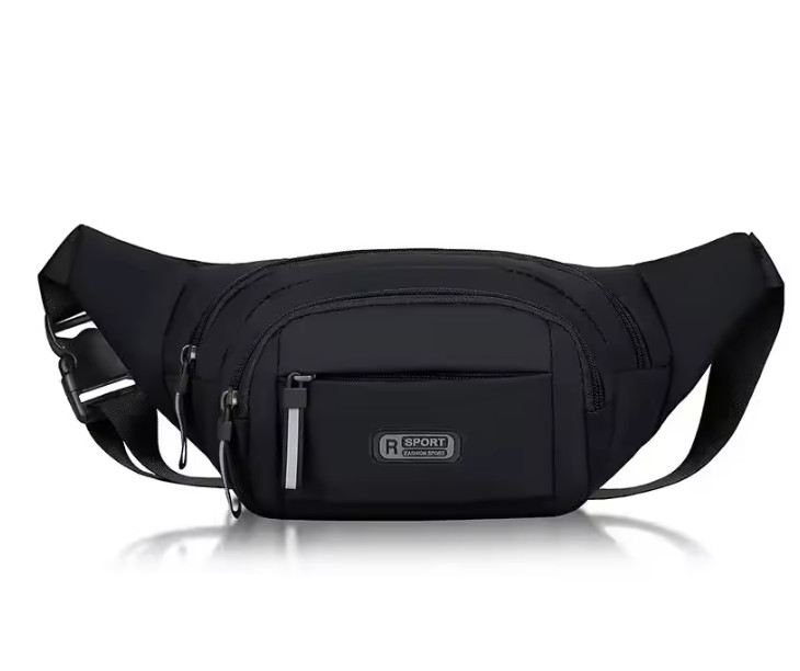 Men Canvas Waist Pack Fanny Bag Ultra Thin Anti Theft Running Belt no box