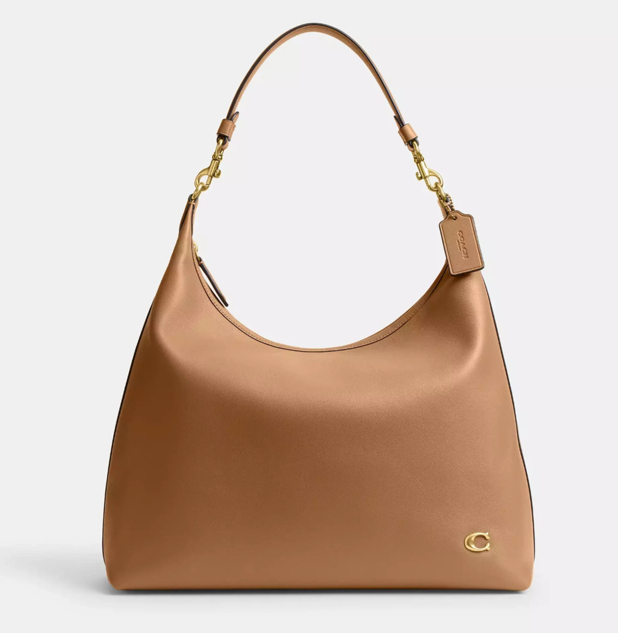 COACH Juliet Shoulder Bag 38 Honey Brown CY817 NEW