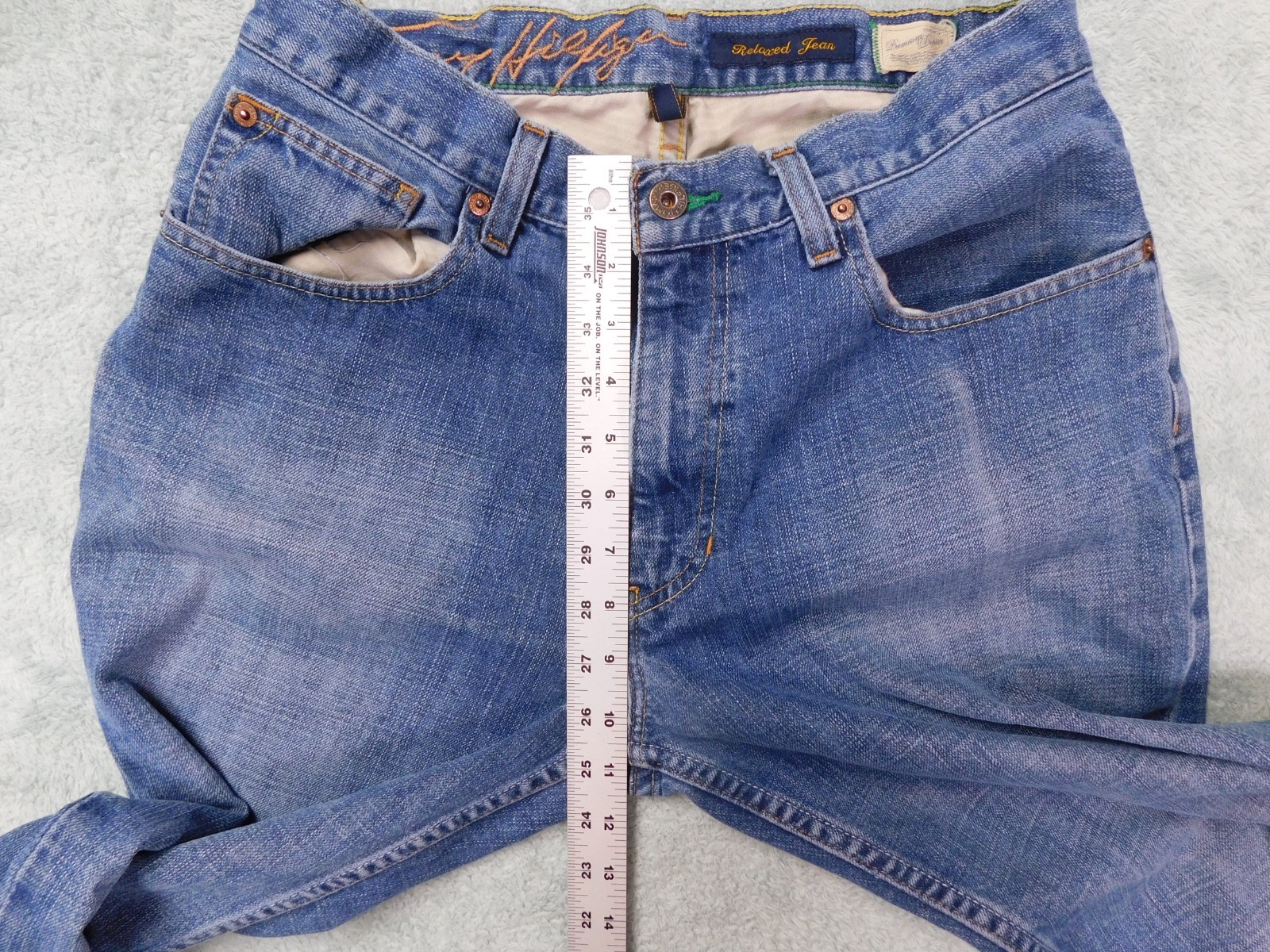 Tommy Hilfiger Men’s Relaxed Jeans Denim Blue Medium Wash Size 32×30*30Wx29L*