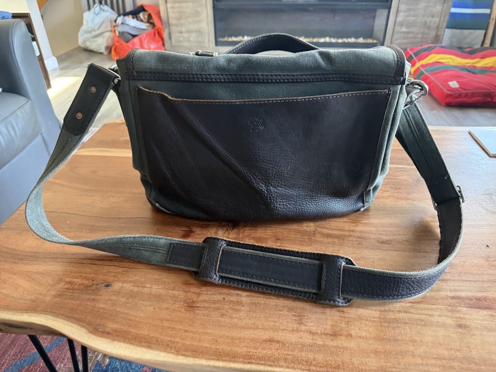 Saddleback Mountainback Waxed Canvas Pocket Brief