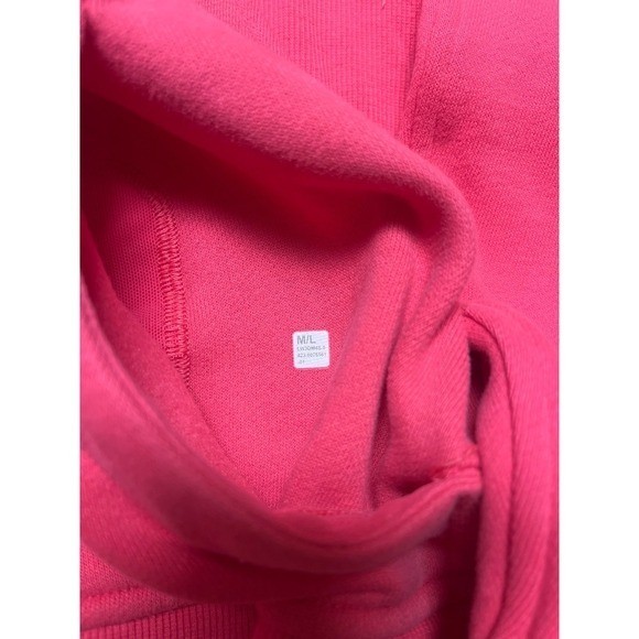 Lululemon Scuba Oversized Half-Zip Hoodie Lip Gloss size M/L