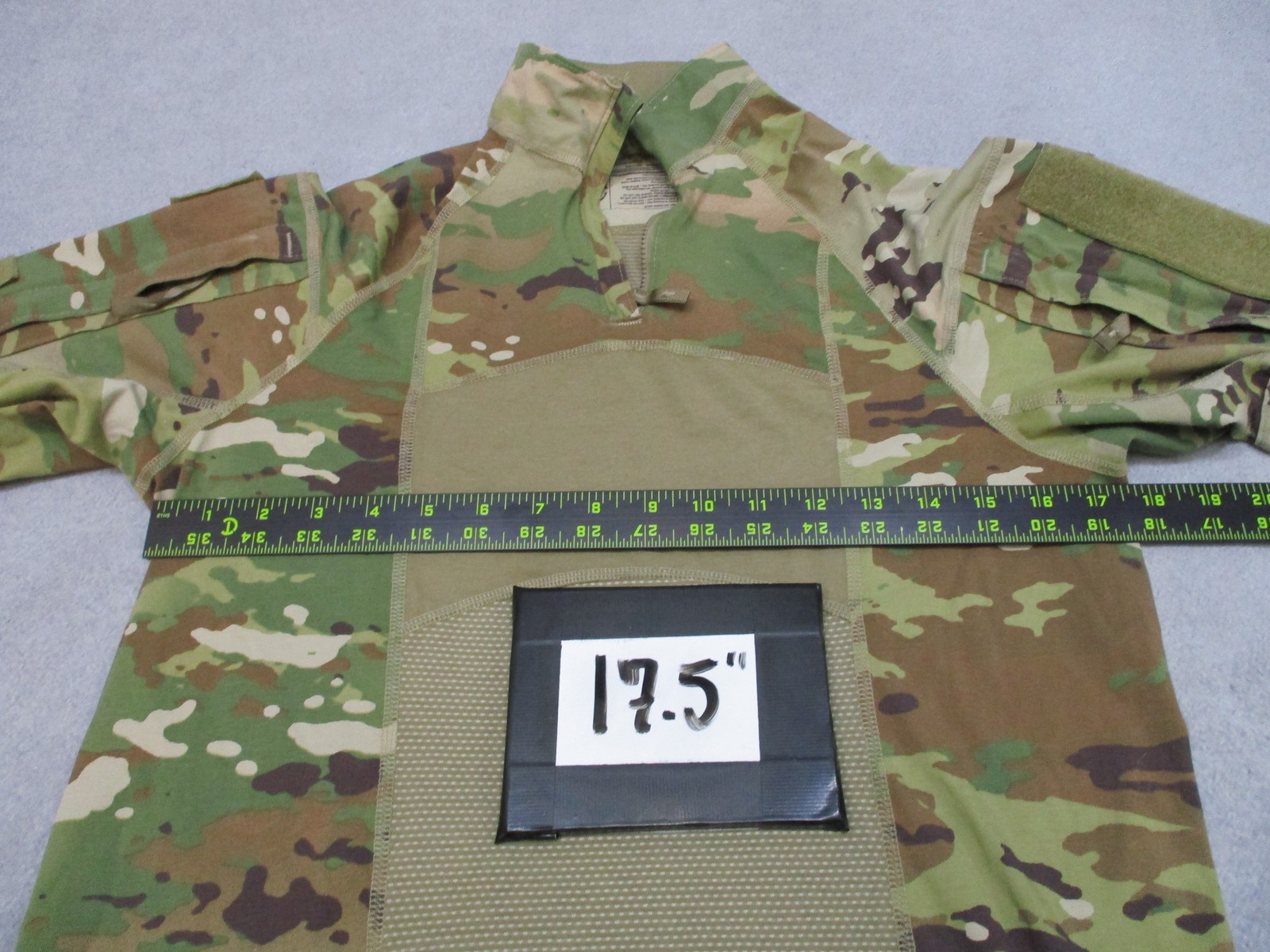 Team Soldier Certified Gear Army Combat Shirt MultiCam Padded Elbows Size S