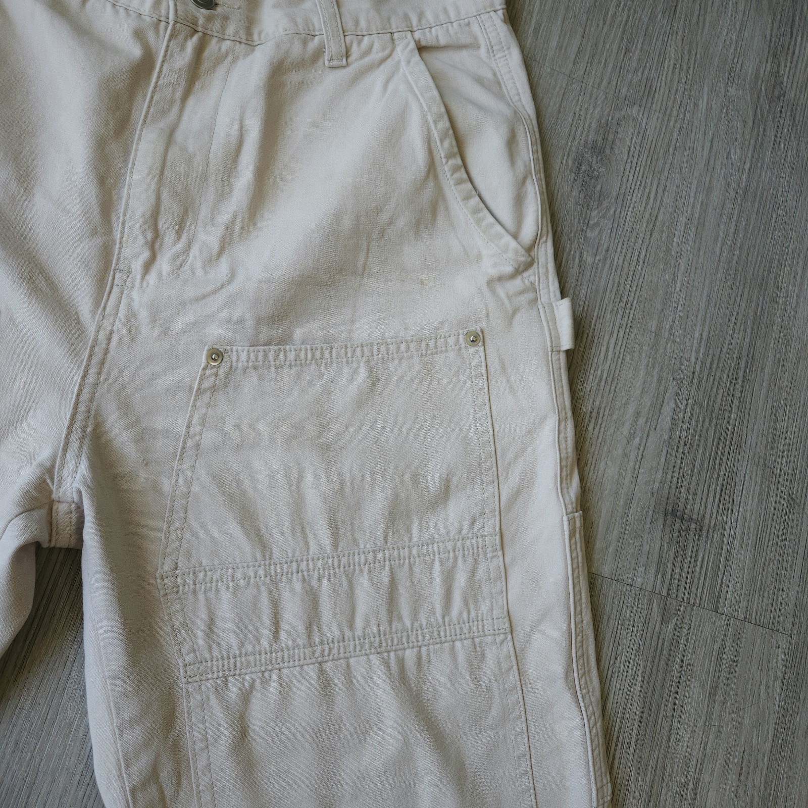 Okonkwo Double Knee Carpenter Jeans Pants Mens 32×28 Workwear Amekaji Vtg Style