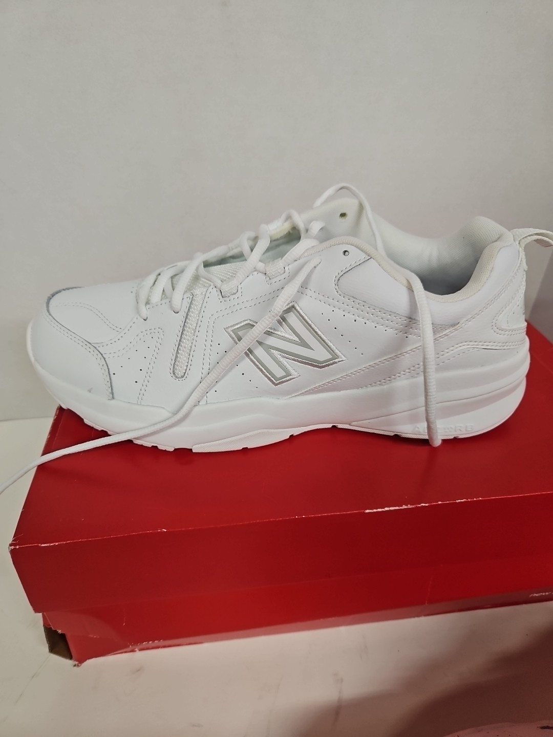 New Balance 608v5 Men’s Training Shoes Sneakers MX608AW5 – White/White