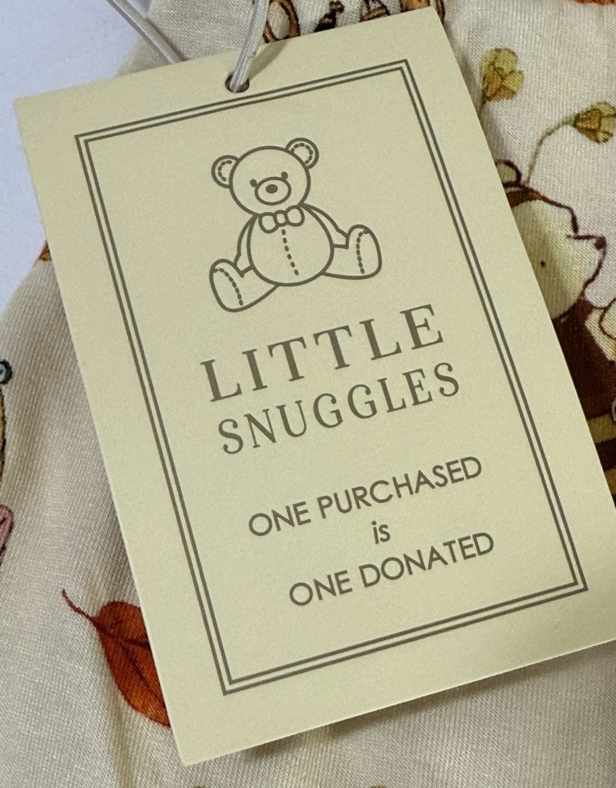 LITTLE SNUGGLES X CHARLIE’S PROJECT BAMBOO FABRIC POOH PAJAMA PANTS: SMALL
