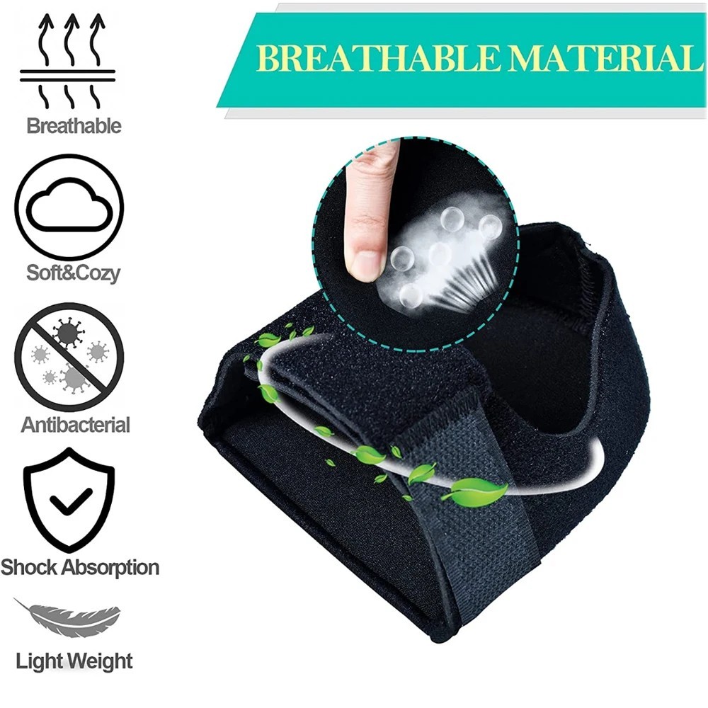 1Pair Plantar Fasciitis Heel Cups U Shaped Silicone Gel Heel Pain Relief Insoles