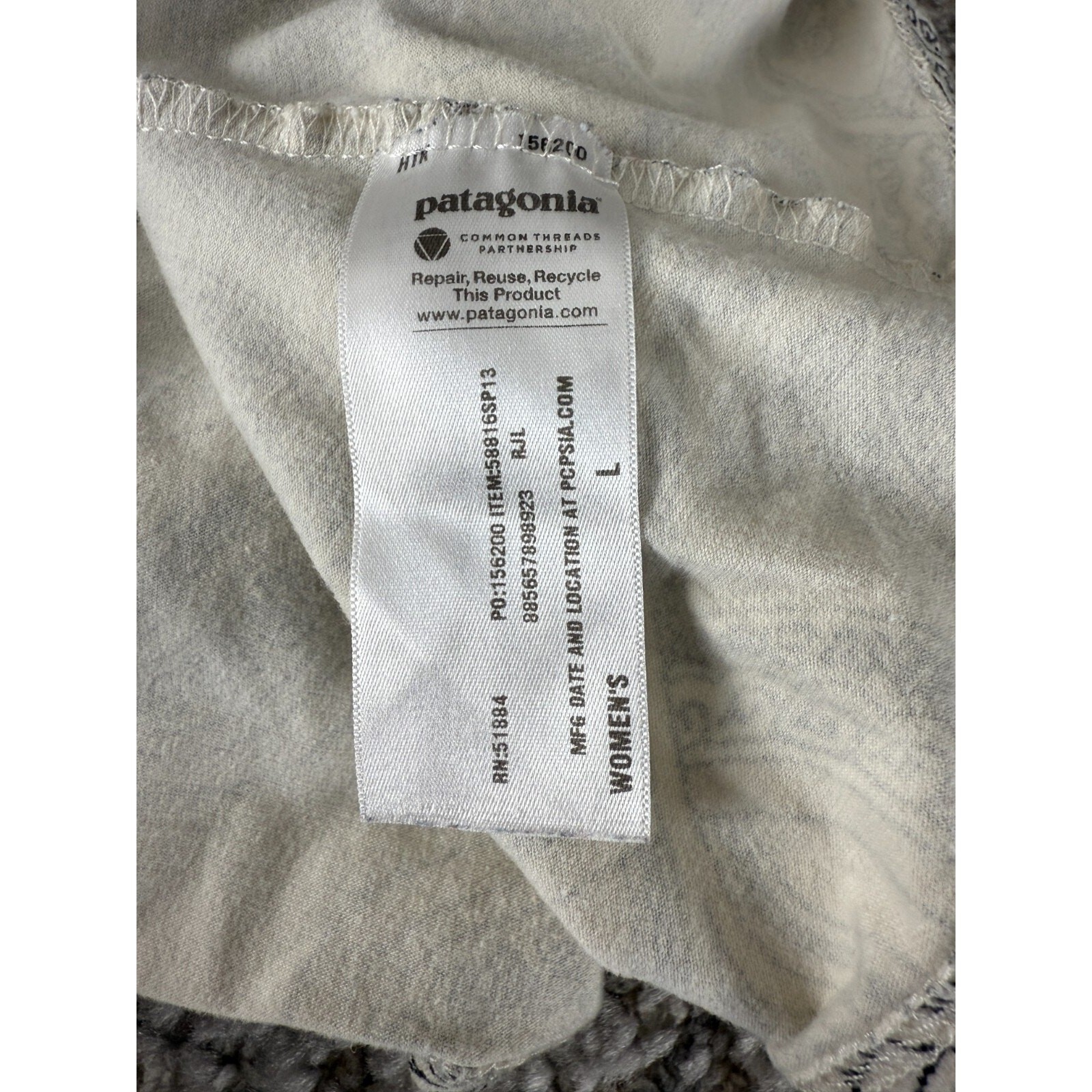 Patagonia Size L Boho Organic Cotton Knee Length A Line Dress Sleeveless Stretch