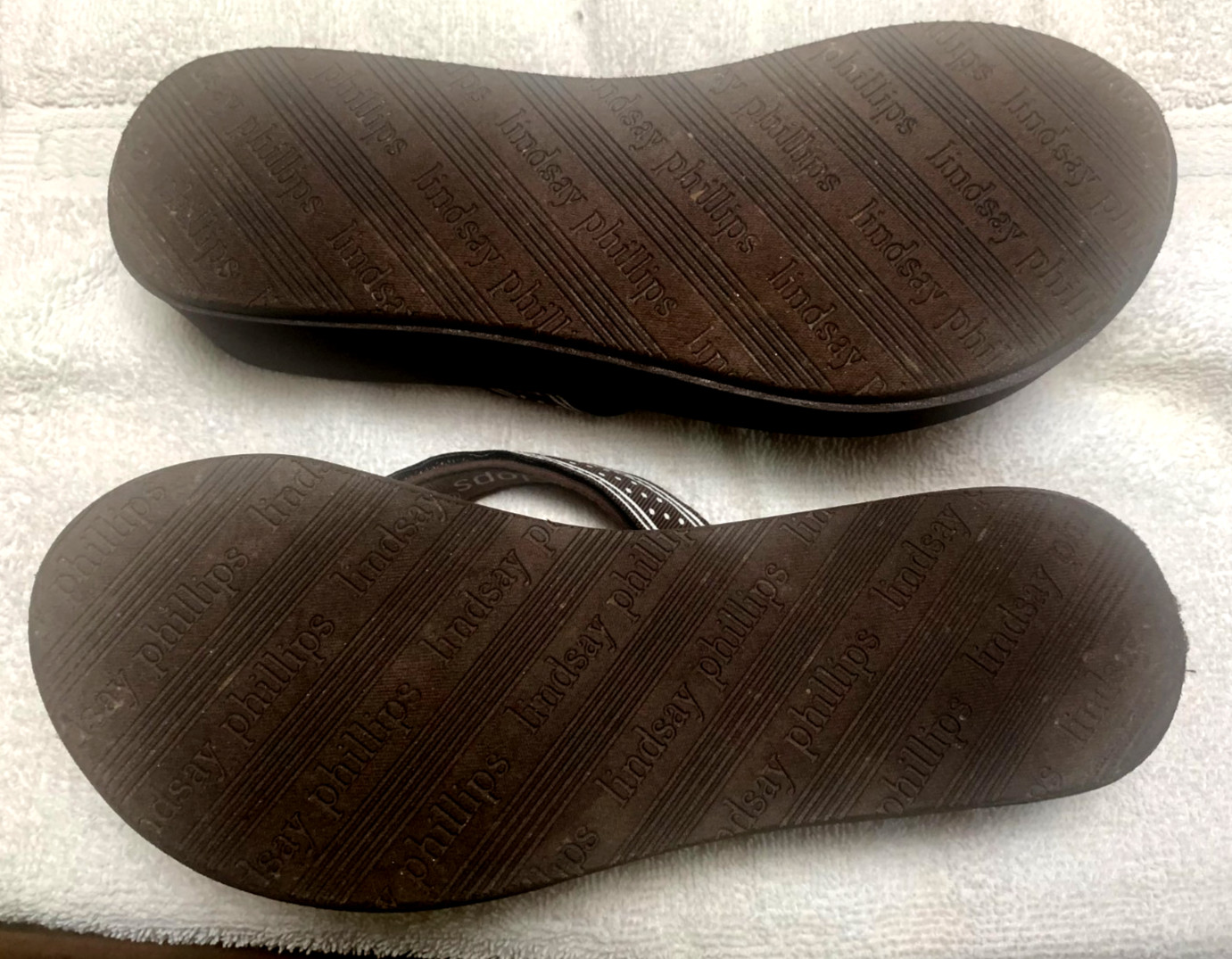 Lindsay Phillips Switchflops Flip Flop Brown ,White Polka Dot/ Taylor/ UK 3 US 6