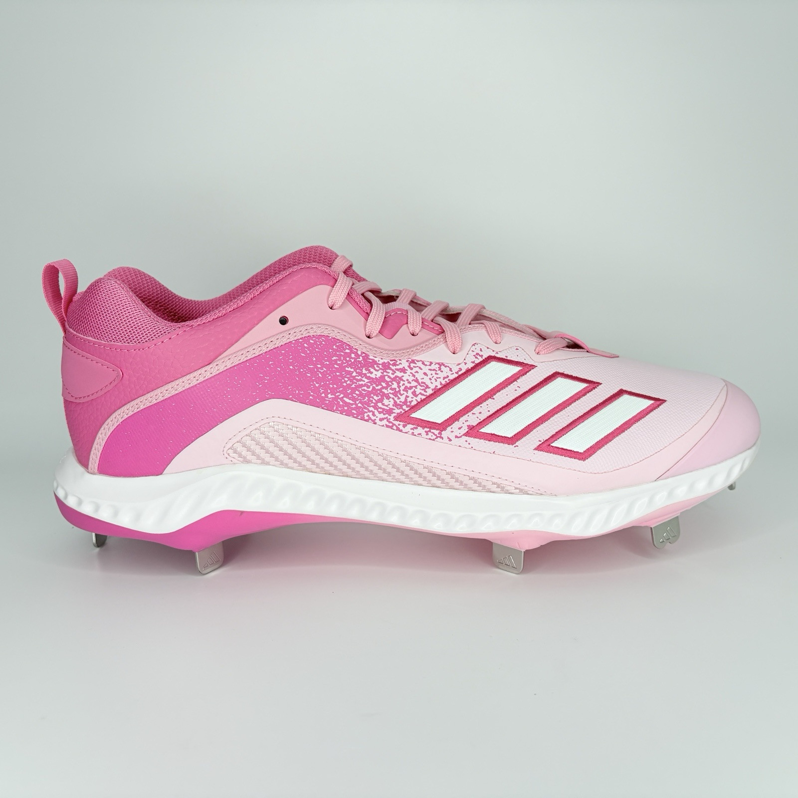 Adidas Icon Bounce 6 Pink Mothers Day Metal Baseball Cleats Men’s 13.5 GZ0443