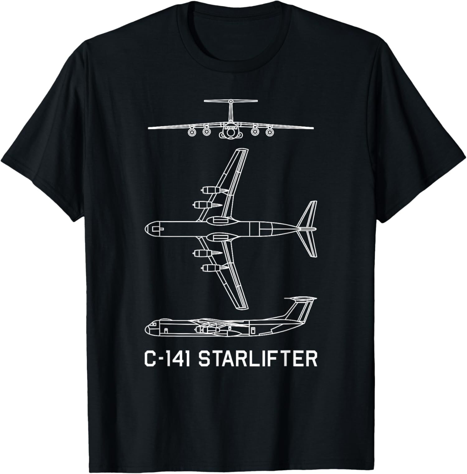 New Limited C-141 Starlifter American Plane Schedules Made In USA T-Shirt