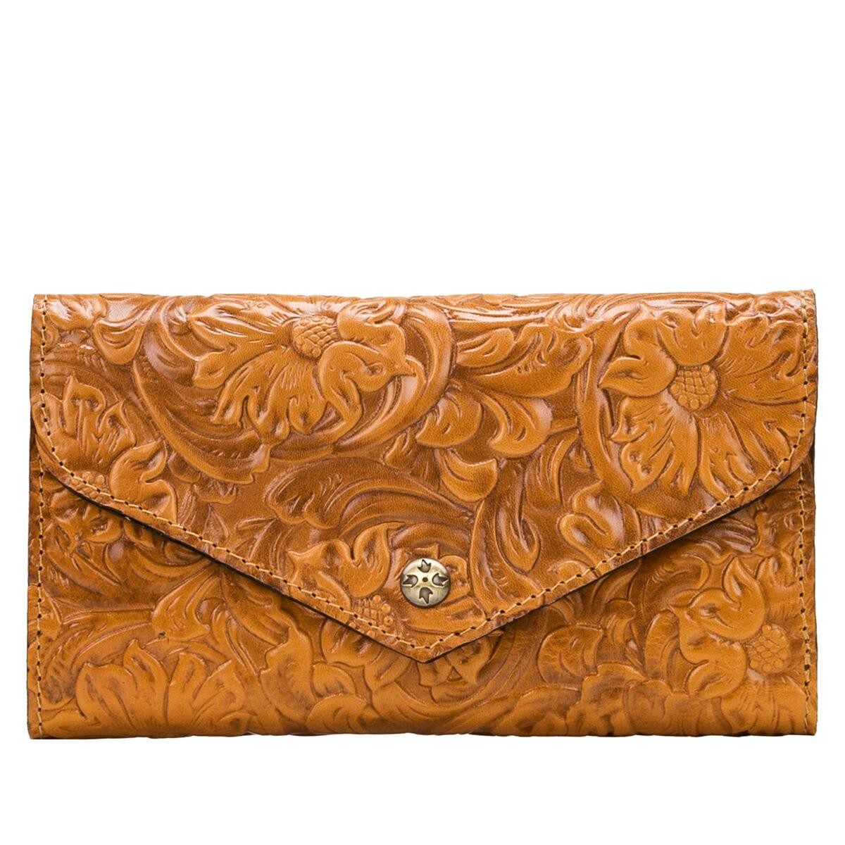 Patricia Nash Cori Leather Envelope New CHOOSE COLOR FROM DROP MENU