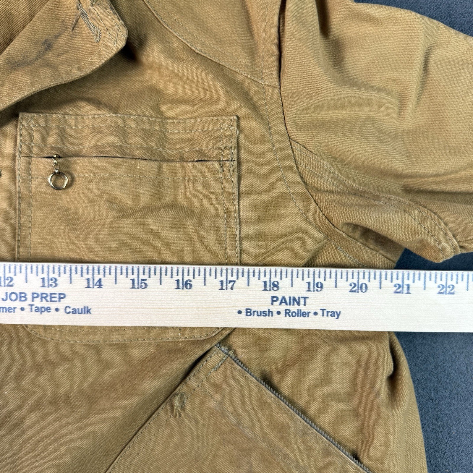 True Vintage 1950s American Field Duck Canvas Hunting Field Jacket