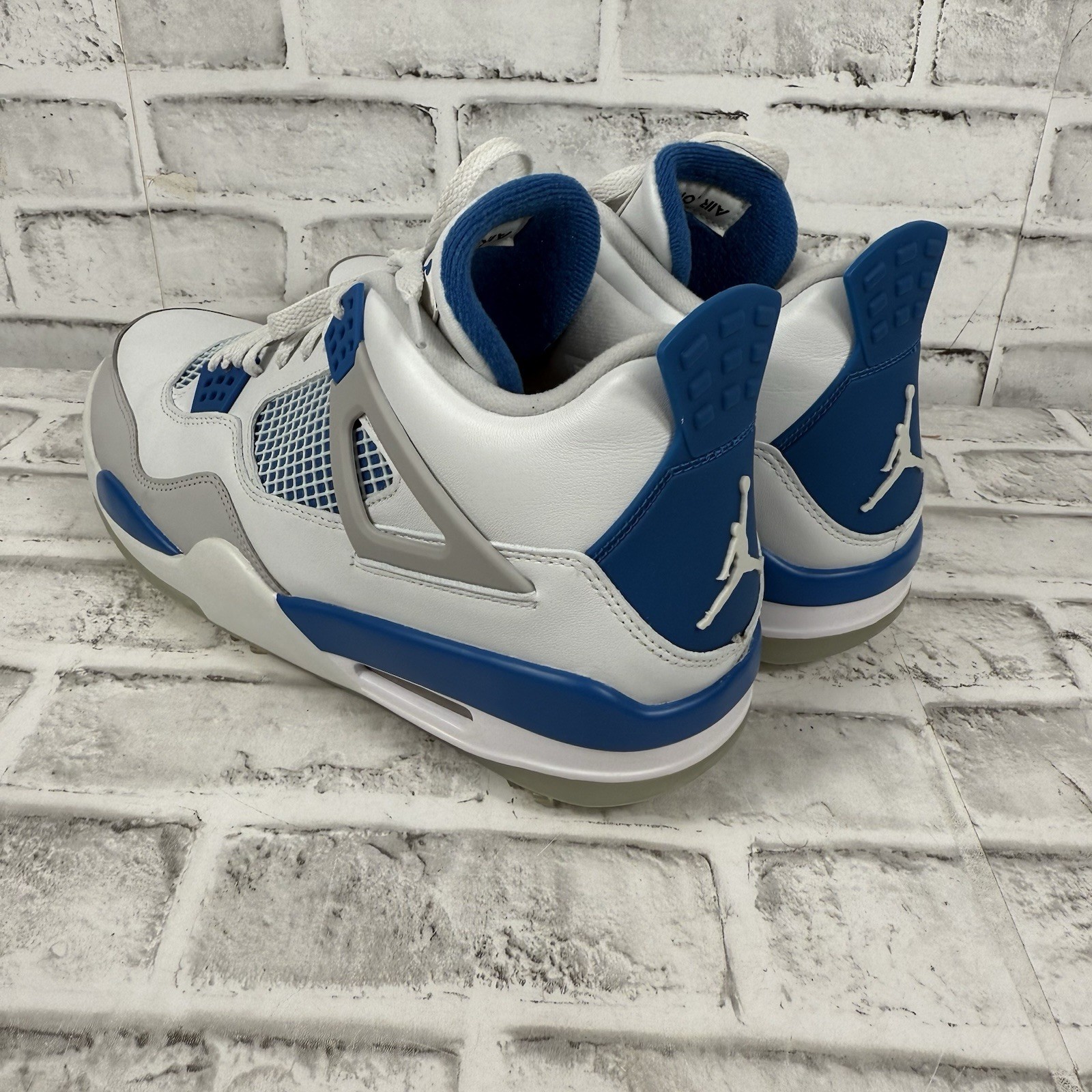 Nike Jordan 4 IV Retro Military Blue Golf Shoes Mens Sz 13 CU9981-101 Brand New
