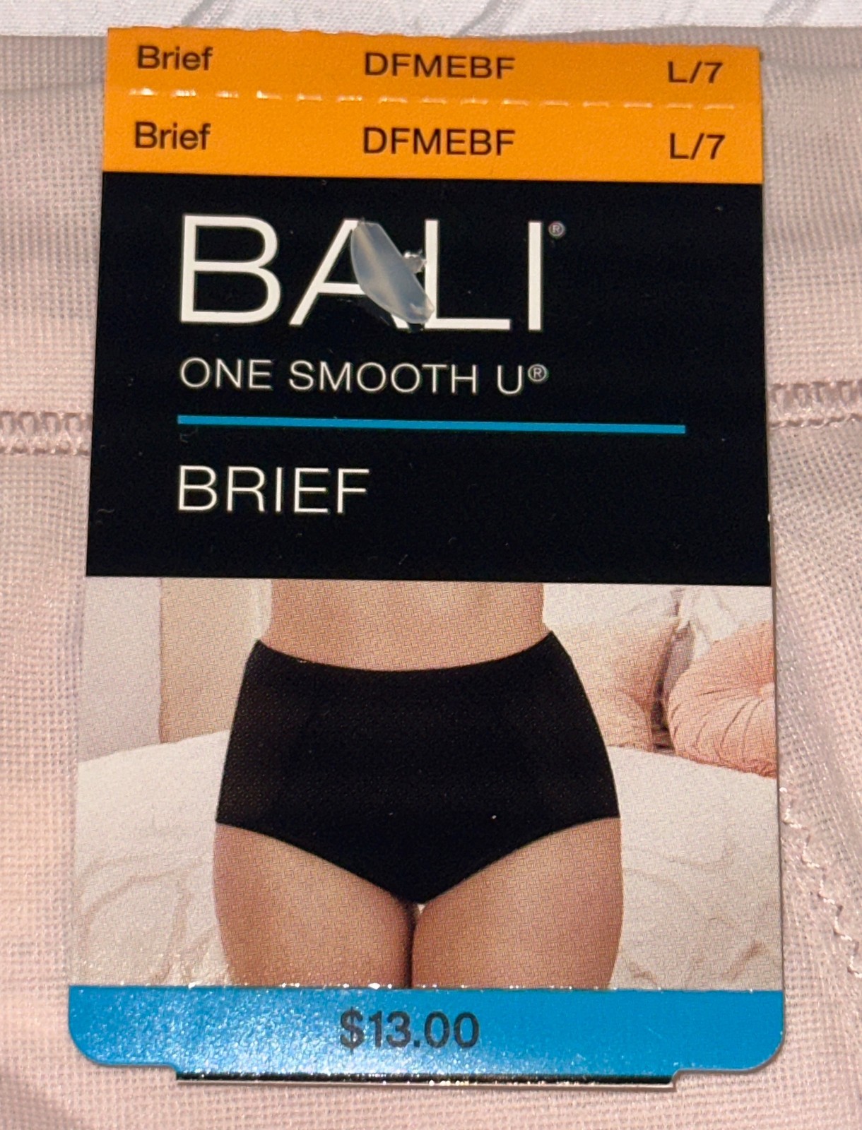 BALI One Smooth U Second Skin Micro Sandshell Brief Panty Womens M 6 L 7 XL 2XL