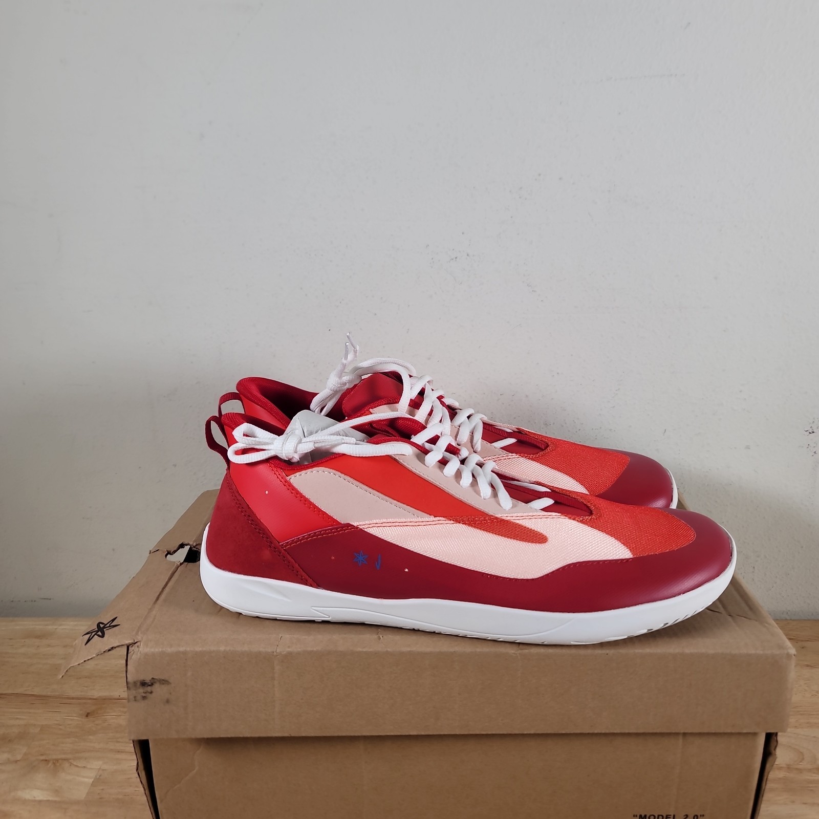 The Uncivilized Sneaker Model 2.0 Red Mens Size 13 New With Box