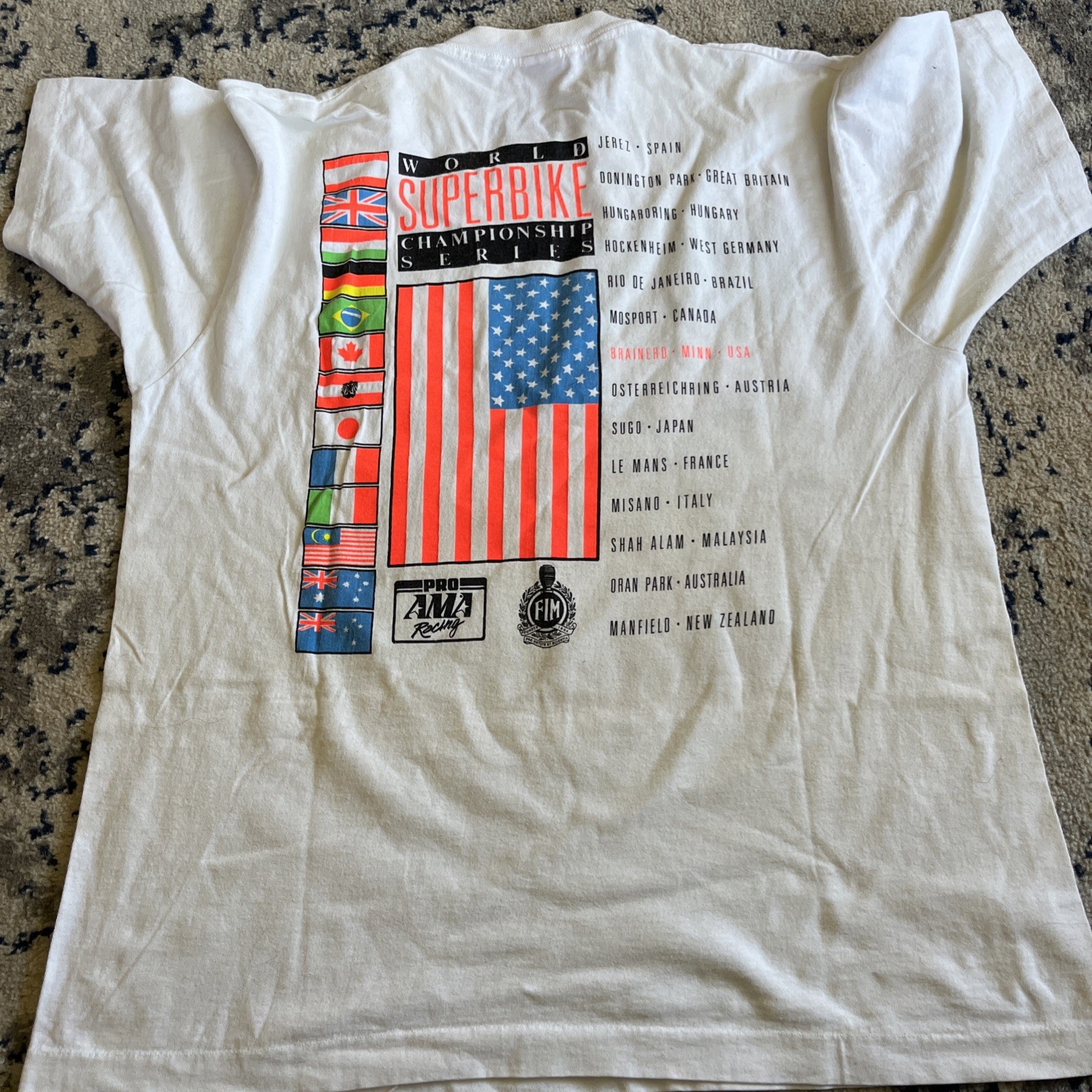 Vintage Fruit of the Loom Single Stitch T Shirt Graphic XL 90s USA Budweiser