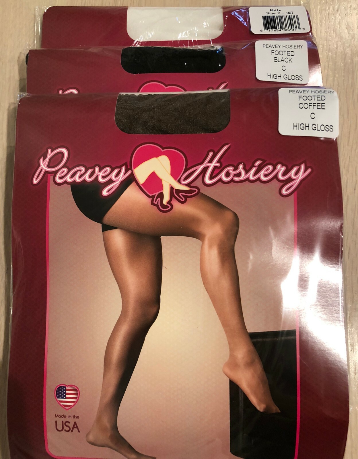 PEAVEY Pantyhose & High Gloss Shiny Tights Pick Color Style & Size B C D Q XL