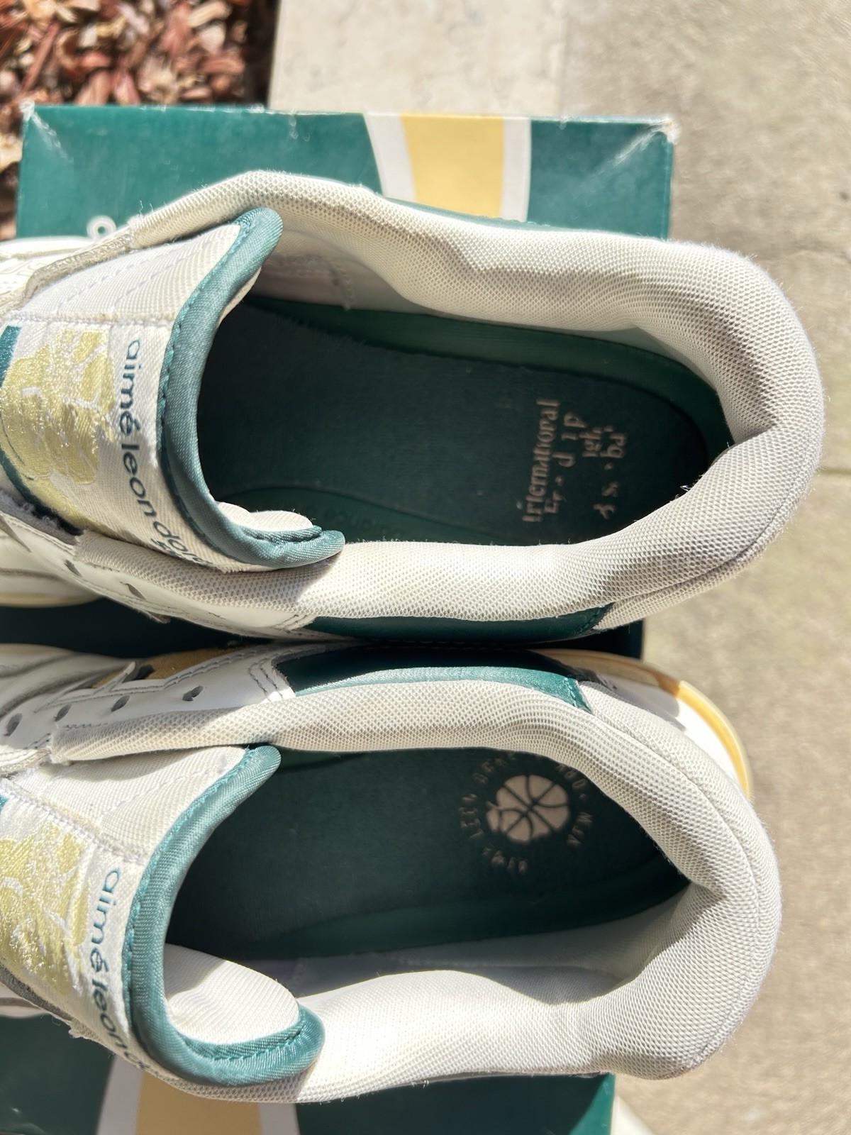9.5 – New Balance 550 x Aimé Leon Dore ‘Green Yellow’ 2021 [BB550A2]