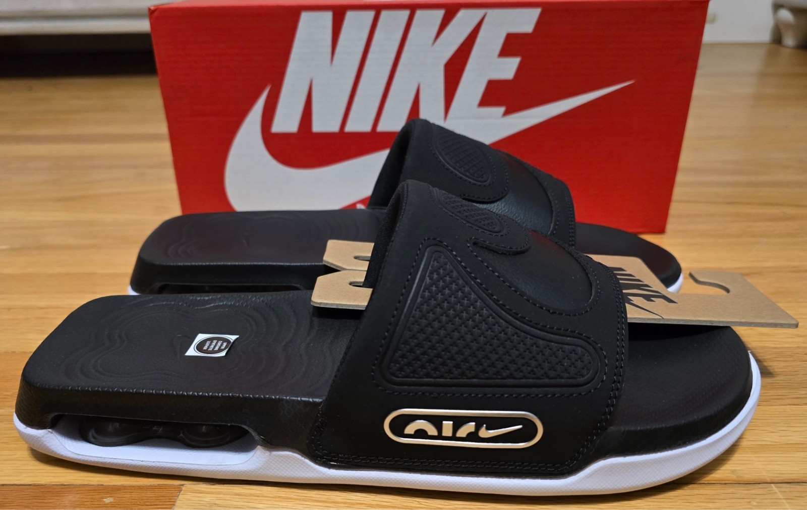 Nike Air Max Cirro Slide ~ Black / White ~ (DC1460-004) Multiple Sizes Available