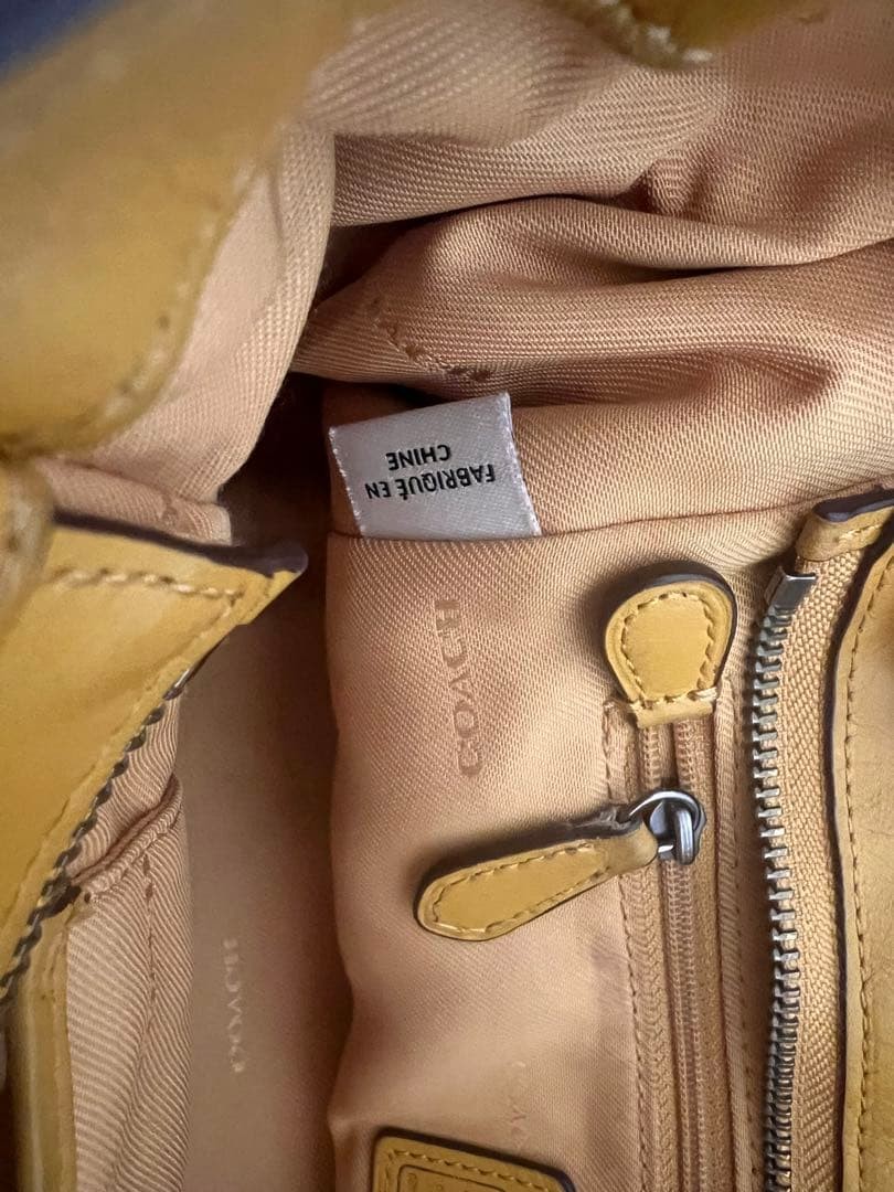 COACH Bag Leather Purchase 6a