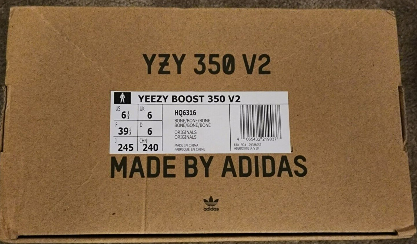 Size 6.5 – adidas Yeezy Boost 350 V2 Low Bone
