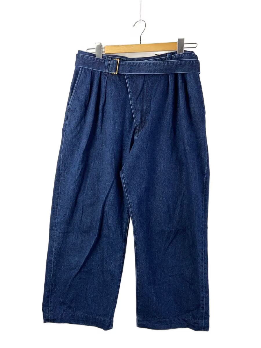 CULLNI Bottoms 2 Cotton IDG Belted 3-Pleat Denim