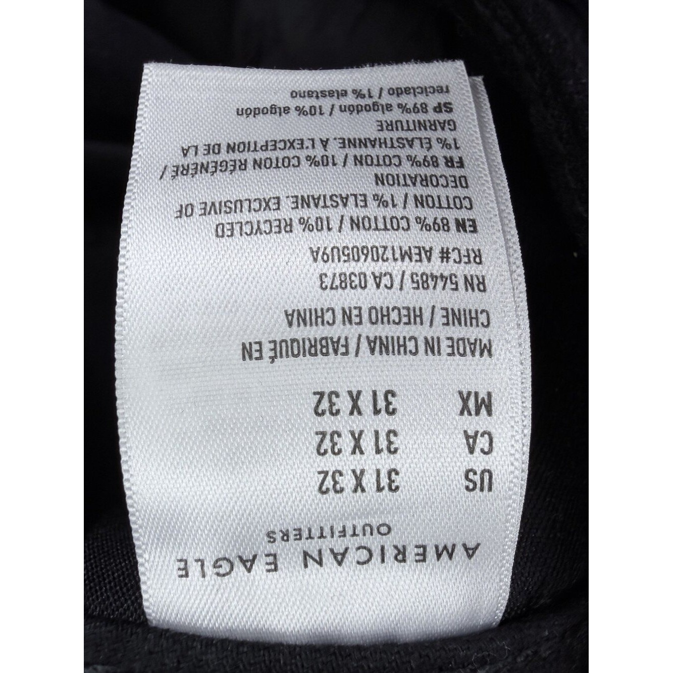 American Eagle AirFlex Skinny Jeans – Men’s 31×32 Black NWT